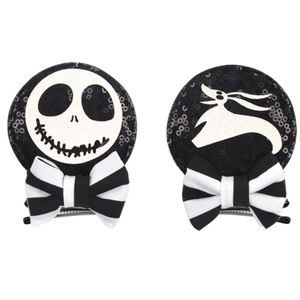 Jack Skellington Mickey Mouse hair clips🌟Disney The Nightmare before Christmas